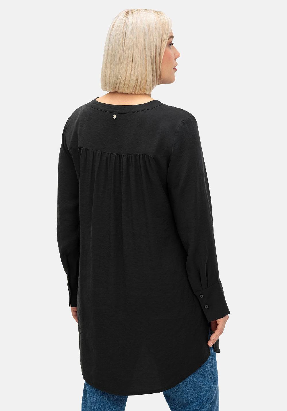 sheego Longbluse mit Raffung am Rückenteil JETZT KAUFEN