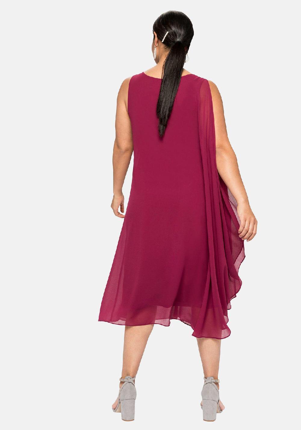 sheego Kleid in figurumspielender Passform 50% Rabatt mit kostenlosem Versand