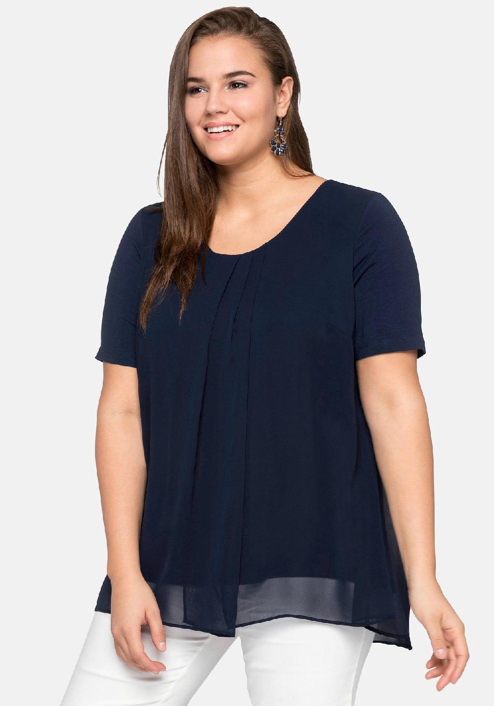 sheego Blusenshirt im Lagenlook Speichern exportieren