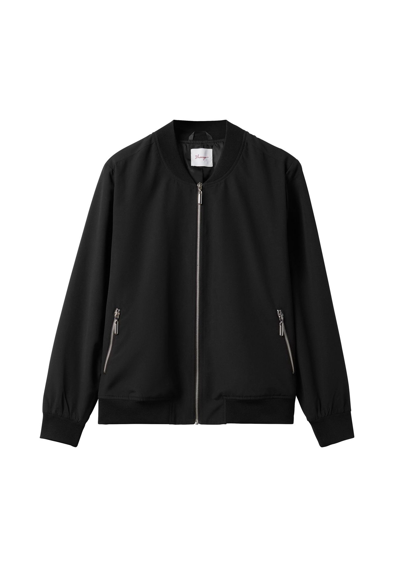 sheego Blouson mit Rippbündchen und Reißverschluss Hotsell