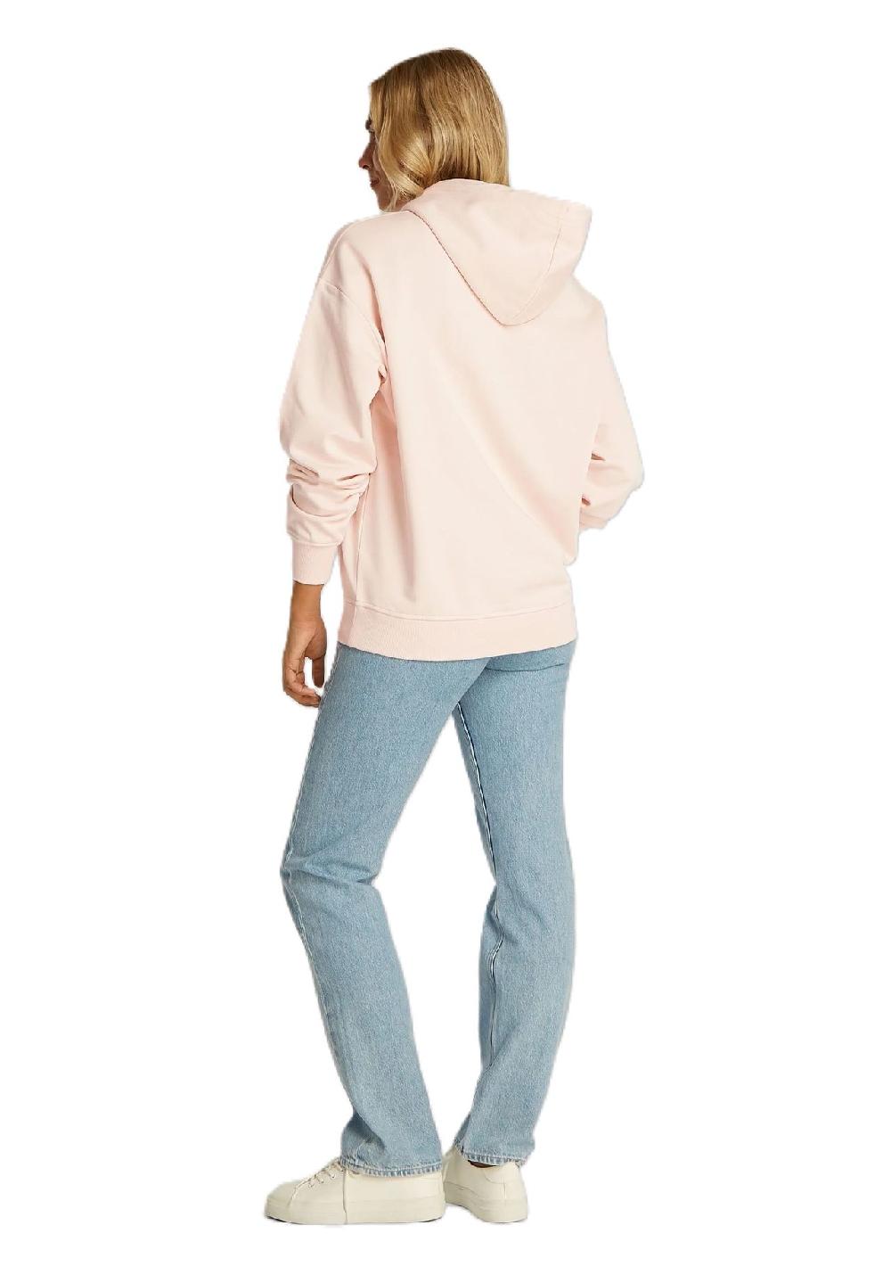 Calvin Klein Jeans Hoodie Rippbündchen Baumwolle für Damen Exklusivangebot