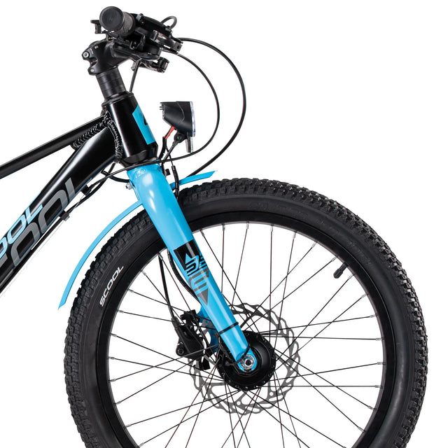 S'COOL S'COOL Junior Bikes XXlite evo disc 20 Zoll 7-Gang Black/Blue &vert; fahrrad.de zollfrei