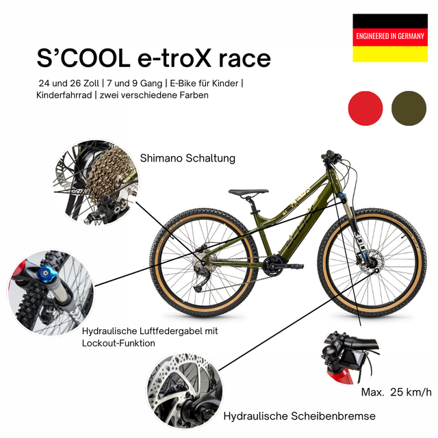 S'COOL S'COOL Junior Bikes E-Kinderfahrrad Online