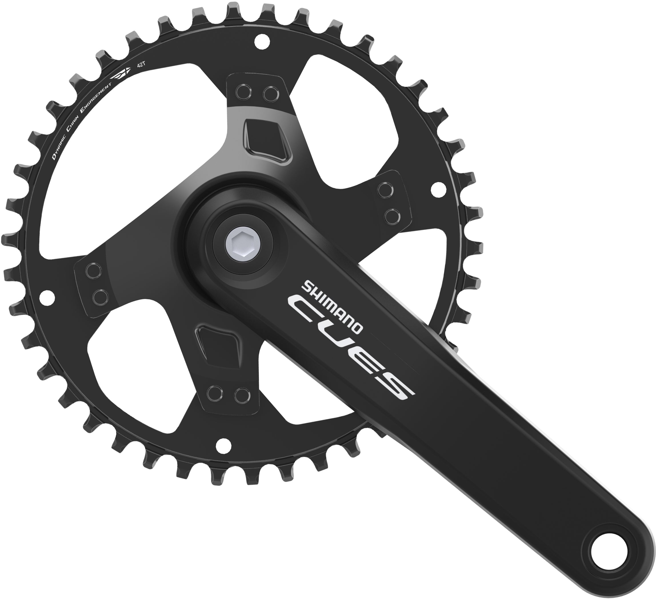 Shimano Shimano Cues FC-U4000-1 Kurbelgarnitur 9/10/11-fach 42Z &vert; fahrrad.de Exklusivangebot