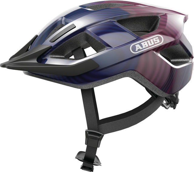 ABUS ABUS Aduro 3.0 LED Helm Urban purple waves &vert; fahrrad.de Clearance-Verkauf
