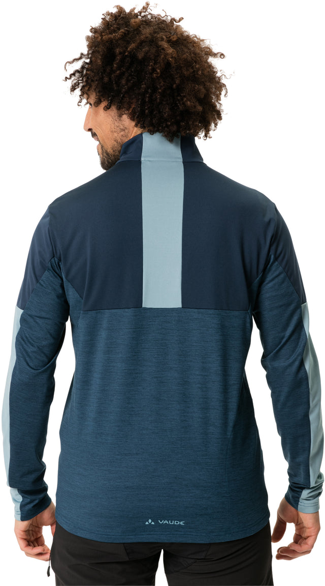 VAUDE VAUDE All Year Moab T-Shirt mit durchgehendem Reißverschluss Herren bl &vert; fahrrad.de Online Shopping