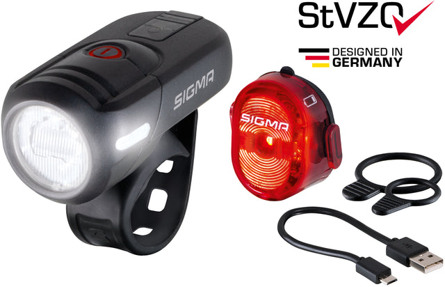 SIGMA Sigma Aura 45/Nugget II USB Beleuchtungsset &vert; fahrrad.de Neueste Mode