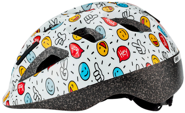 ABUS ABUS Smooty 2.0 Helm Kids weiß smiley &vert; fahrrad.de Preisnachlass