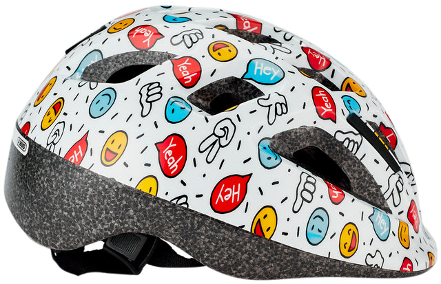 ABUS ABUS Smooty 2.0 Helm Kids weiß smiley &vert; fahrrad.de Preisnachlass