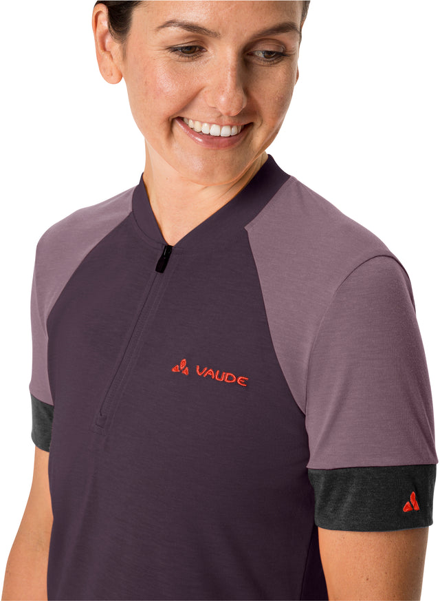 VAUDE VAUDE Altissimo Q-Zip Shirt Damen lila &vert; fahrrad.de Räumungsverkauf