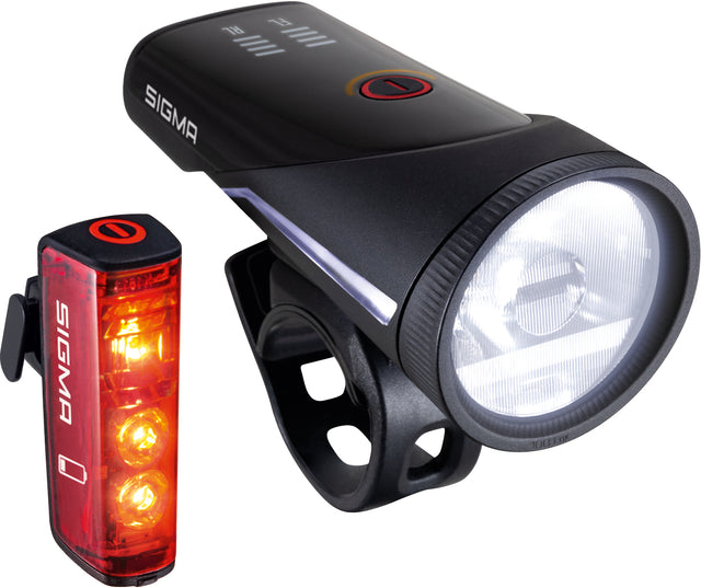 SIGMA Sigma Aura 100 Beleuchtungsset inkl. Blaze Link &vert; fahrrad.de Vierteljährliche Förderung