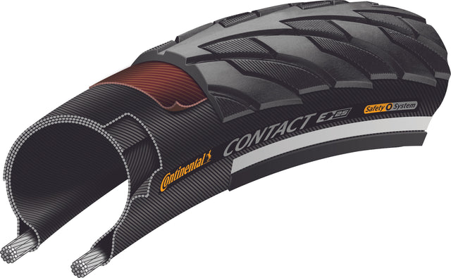 Continental Continental Contact Drahtreifen 26x1.75" SafetySystem Breaker Reflex &vert; fahrrad.de Im Verkauf