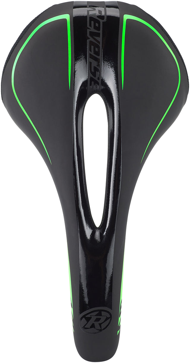 Reverse Reverse AM Ergo Sattel schwarz/grün &vert; fahrrad.de Begrenztes Angebot