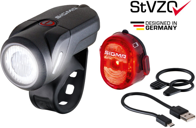 SIGMA Sigma Aura 35/Nugget II USB Beleuchtungsset &vert; fahrrad.de Online