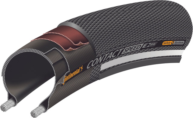 Continental Continental Contact Speed Drahtreifen Double Safety System Breaker 26" &vert; fahrrad.de Online Outlet