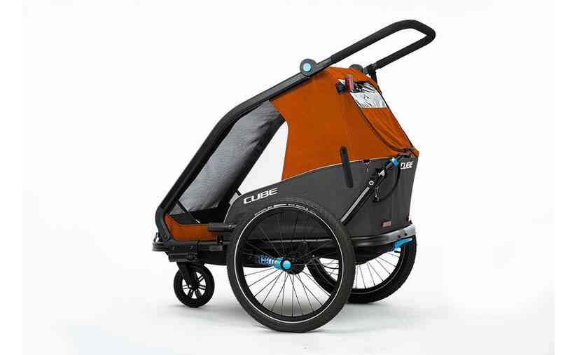 Cube Kinder Fahrradanhänger Double CMPT X Actionteam Saisonschlussverkauf